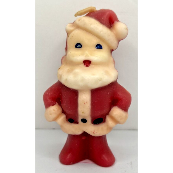Vintage Gurley Santa Claus Candle 3" SKU H717 - Picture 1 of 3